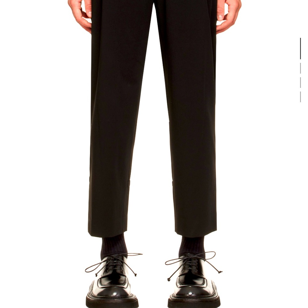 Wooyoungmi cropped trousers in black